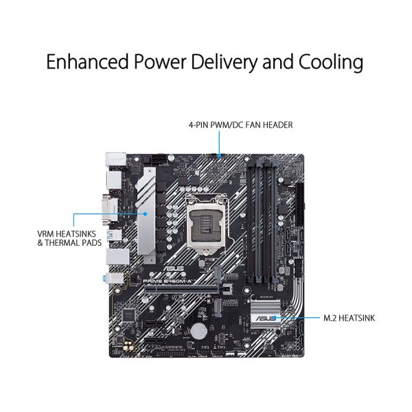 مادربرد ایسوس مدل PRIME B460M-A/Intel LGA 1200