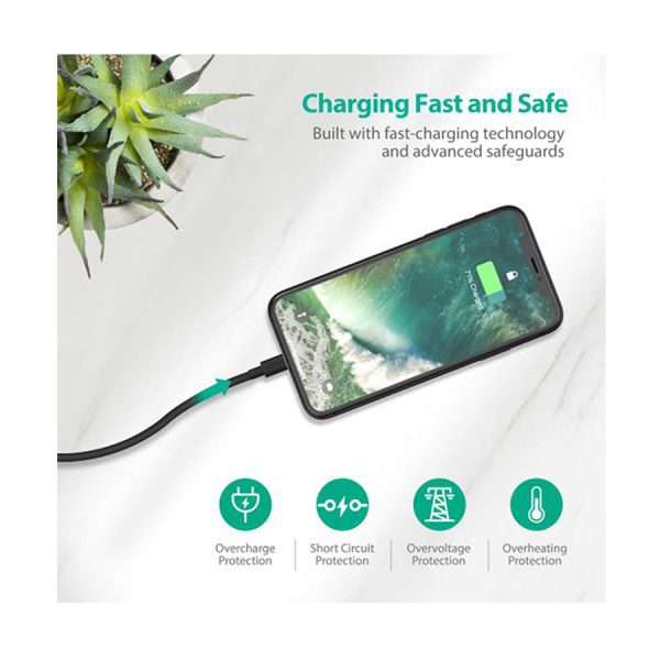 کابل راو پاور مدل RP-CB045 تبدیل USB-A به لایتنینگ