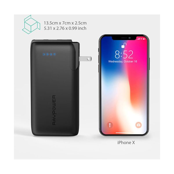پاوربانک راوپاور مدل RP-PB066 ظرفیت 10000mAh
