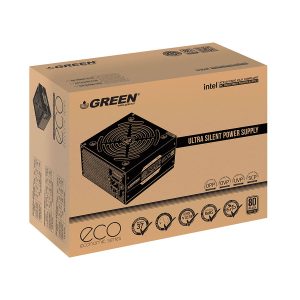 منبع تغذیه کامپیوتر غیر ماژولار گرین مدل GP350A-ECO Rev3.1