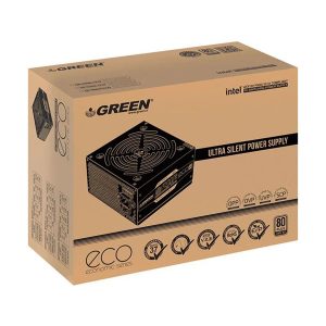 منبع تغذیه کامپیوتر غیر ماژولار گرین مدل GP400A-ECO Rev3.1