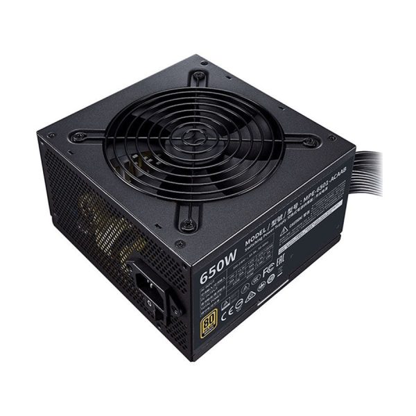 منبع تغذیه کامپیوتر غیر ماژولار کولر مستر مدل MWE 650 White