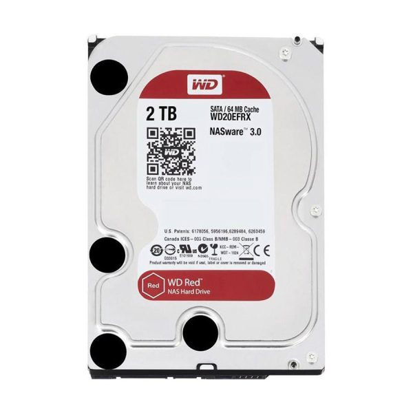 هارددیسک اینترنال 2 ترابایت وسترن دیجیتال مدل Red WD20EFRX