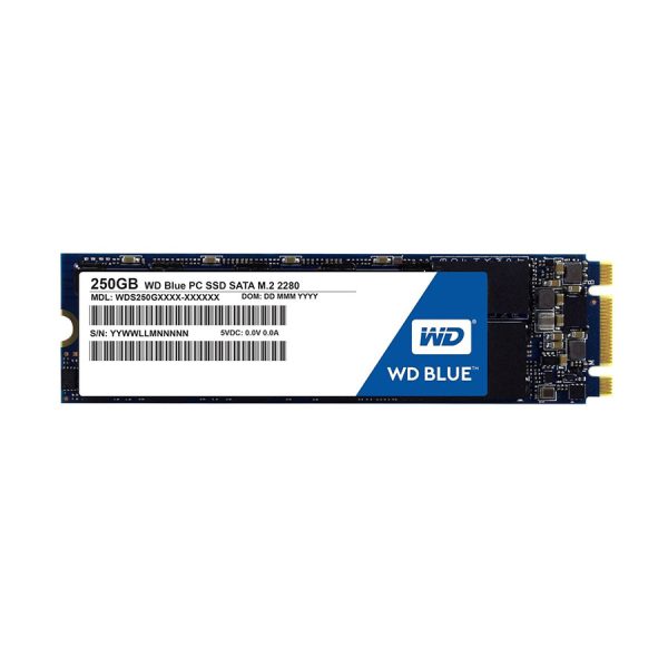 حافظه اس اس دی اینترنال وسترن دیجیتال مدل WD BLUE M.2 ظرفیت 250 گیگابایت