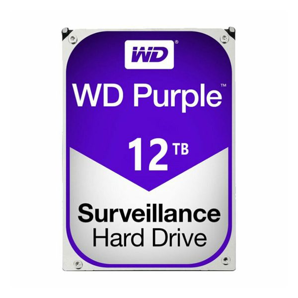 هارد درایو اینترنال وسترن دیجیتال مدل WD Purple 256MB/12TB/7200RPM/HDD
