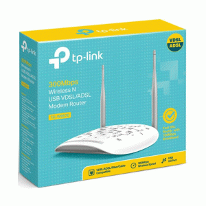 مودم روتر +VDSL2/ADSL2 بیسیم 300Mbps تی پی لینک مدل TD-W9970