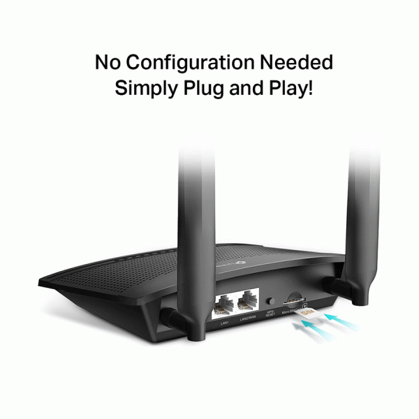 مودم روتر 4G LTE بیسیم 300Mbps تی پی لینک مدل TL-MR100