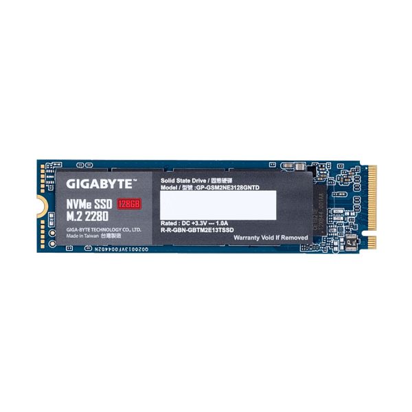 حافظه اس اس دی اینترنال گیگابایت 128 گیگابایت مدل M.2 2280 NVMe