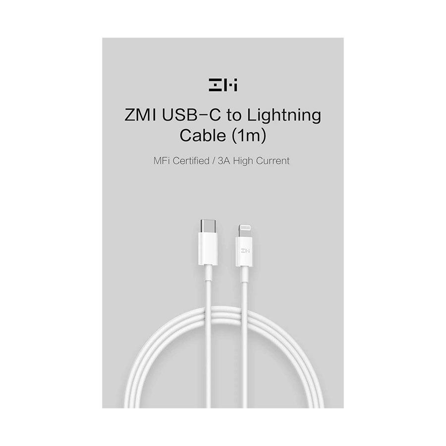 کابل شارژ تبدیل USB به Lightning زد ام آی مدل AL870