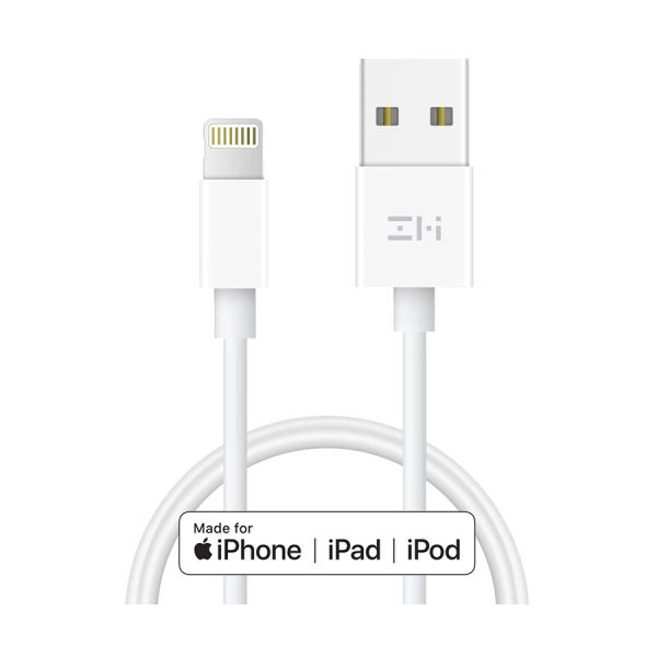 کابل شارژ Lightning یک متری ZMI مدل AL813C