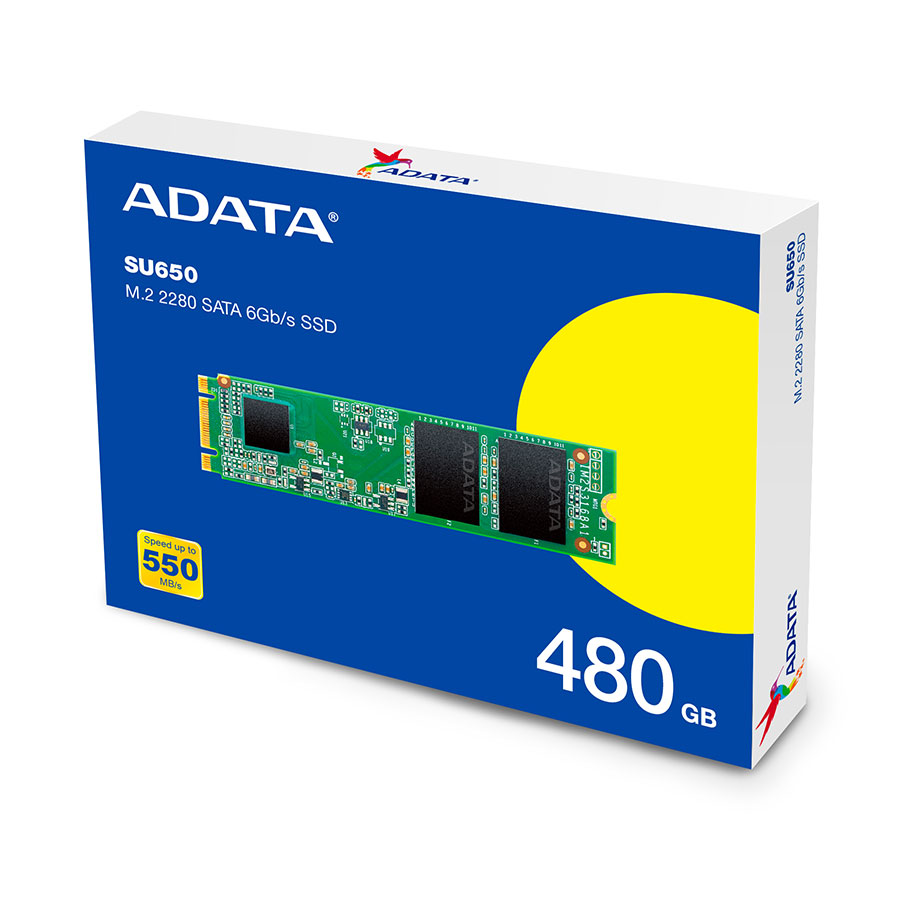 ADATA SU650 M.2 2280 Internal SSD Drive 480GB (4)