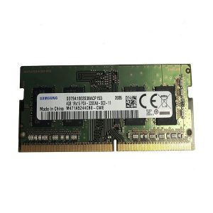 رم لپ تاپ DDR4 تک کاناله 3200 مگاهرتز CL19 سامسونگ مدل SODIMM ظرفیت 4 گیگابایت