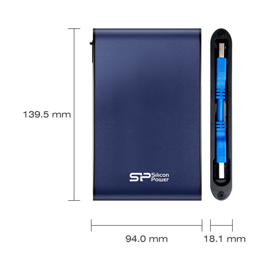 Silicon Power Armor A80 External Hard Drive – 2TB (4)