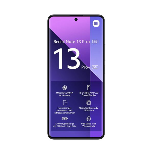 گوشی موبایل شیائومی مدل Redmi Note 13 Pro Plus 5G دو سیم کارت ظرفیت 256 گیگابایت و رم 12 گیگابایت - پک چین