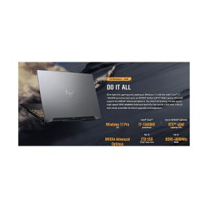 لپ تاپ 16 اینچی ایسوس مدل TUF Gaming F16 FX607JV-N3164-i7 13650HX 16GB 512SSD RTX4060