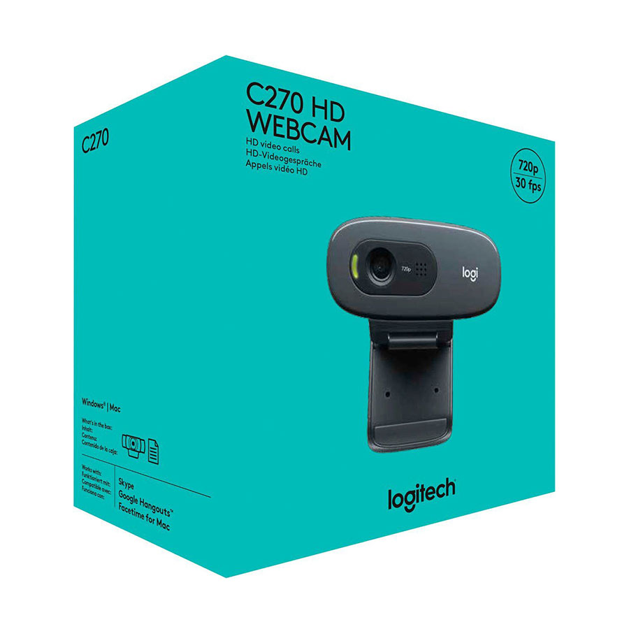 Logitech C270 HD Webcam (1)