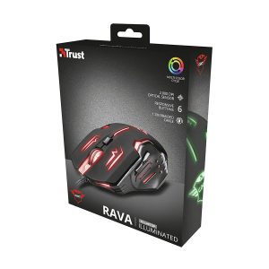 ماوس مخصوص بازی تراست مدل GXT 108 Rava illuminated