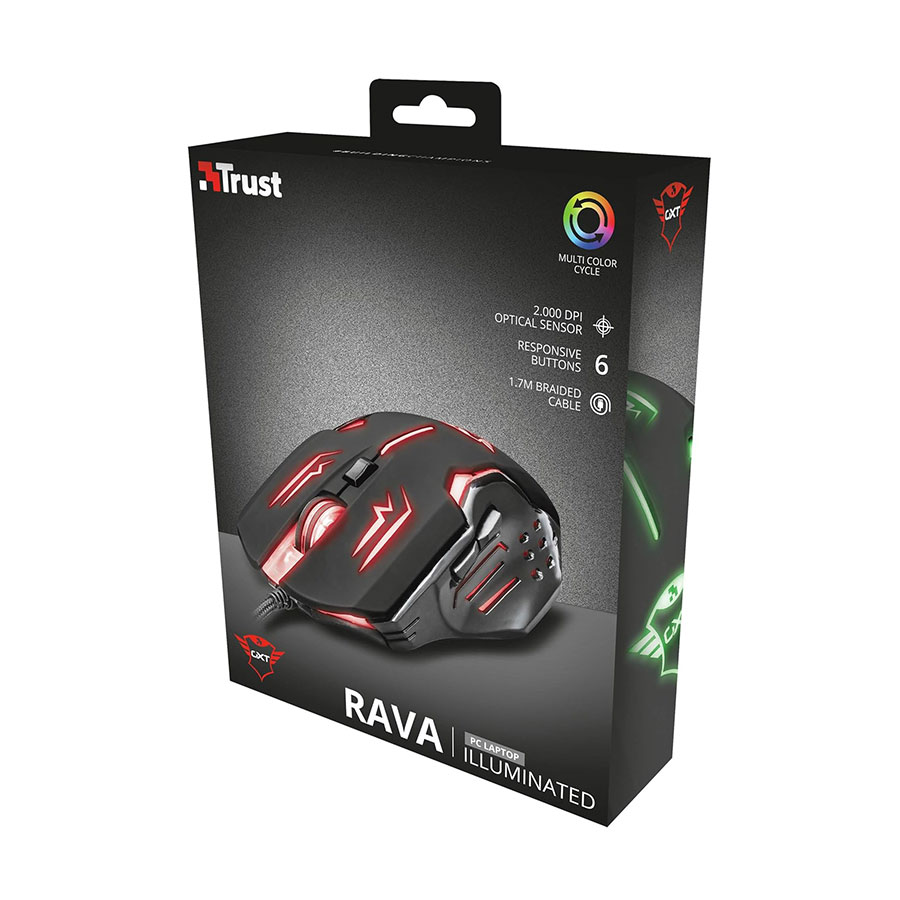 Trust GXT 108 Rava Illuminated Gaming Mouse (1)