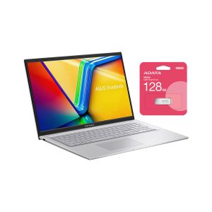 باندل لپ تاپ 15.6 اینچی ایسوس مدل Vivobook 15 F1504VA-NJ823-i5 1335U 12GB 512SSD با فلش مموری ای دیتا مدل UR350 ظرفیت 128 گیگابایت