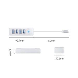 هاب 4 پورت USB 3.0 اوریکو مدل PW4U-C3-015