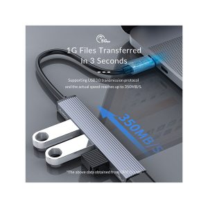 هاب چهار پورت USB-C اوریکو مدل AH-13