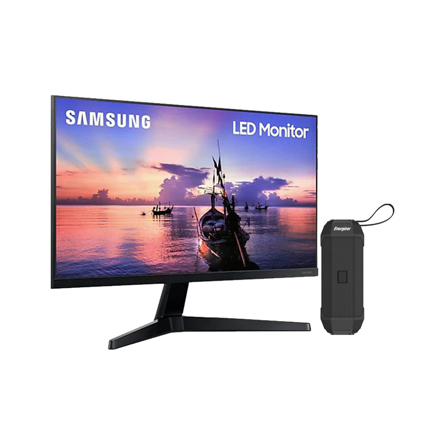 SAMSUNG LF24T350FH 24 inch Monitor & Energizer BTS104 Bluetooth Speaker Bundle (6)