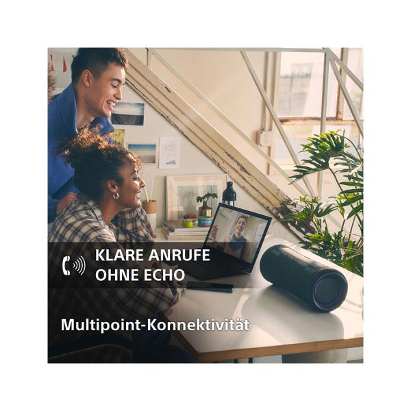 اسپیکر بلوتوثی قابل حمل سونی مدل SRS-XG300، منبع انرژی باتری، همراه با کابل شارژ، درگاه ارتباطی شامل AUX