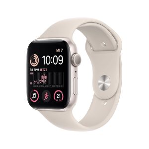 ساعت هوشمند اپل مدل SE 2022 Aluminum Case 44mm دارای قابلیت های صفحه نمایش رنگی، صفحه نمایش لمسی، قابلیت مکالمه