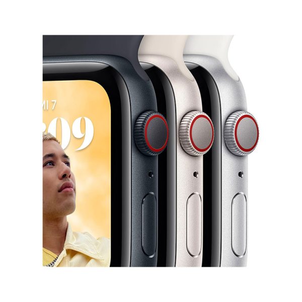 ساعت هوشمند اپل مدل SE 2022 Aluminum Case 44mm دارای قابلیت های صفحه نمایش رنگی، صفحه نمایش لمسی، قابلیت مکالمه