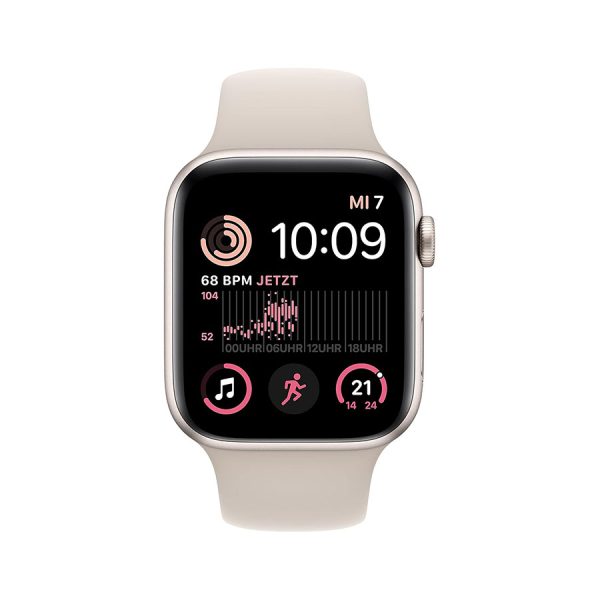 ساعت هوشمند اپل مدل SE 2022 Aluminum Case 44mm دارای قابلیت های صفحه نمایش رنگی، صفحه نمایش لمسی، قابلیت مکالمه