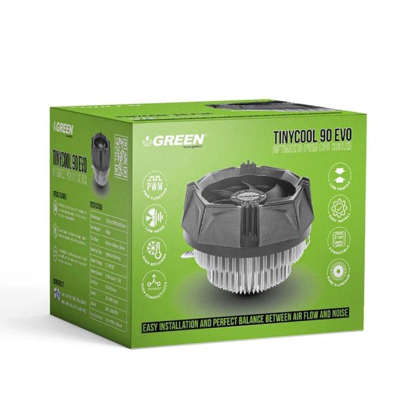 سیستم خنک کننده بادی گرین مدل TINYCOOL 90 EVO