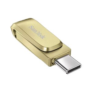 فلش مموری سن دیسک مدل Ultra Dual Drive Luxe ظرفیت 128 گیگابایت