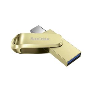 فلش مموری سن دیسک مدل Ultra Dual Drive Luxe ظرفیت 128 گیگابایت
