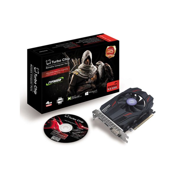 کارت گرافیک توربوچیپ مدل RX550-4GD5-Single-128BIT