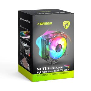 سیستم خنک کننده بادی گرین مدل NOTUS 400-ARGB