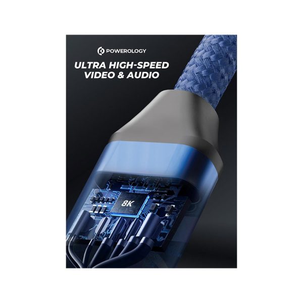 کابل HDMI پاورولوجی مدل PWHDC3M 8K طول 3 متر