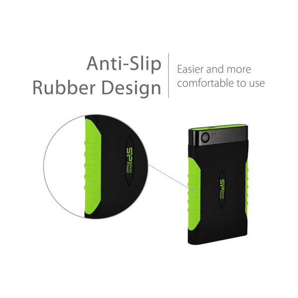 هارددیسک اکسترنال سیلیکون پاور 2 ترابایت مدل Military Armor A15 2TB