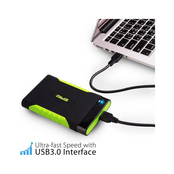 هارددیسک اکسترنال سیلیکون پاور 2 ترابایت مدل Military Armor A15 2TB