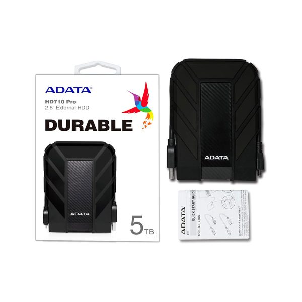 هارد اکسترنال ای دیتا مدل HD710 Pro ظرفیت پنج ترابایت دارای رابط USB Type-A 3.0