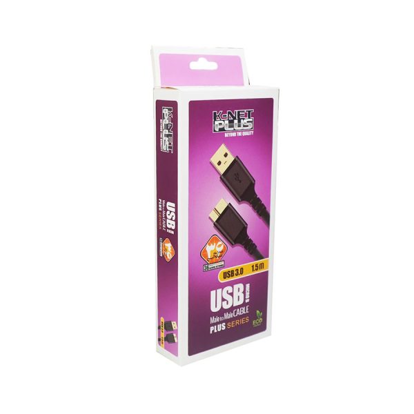 کابل USB 3.0 به هارد 1.5 متری کی نت پلاس KP-A41